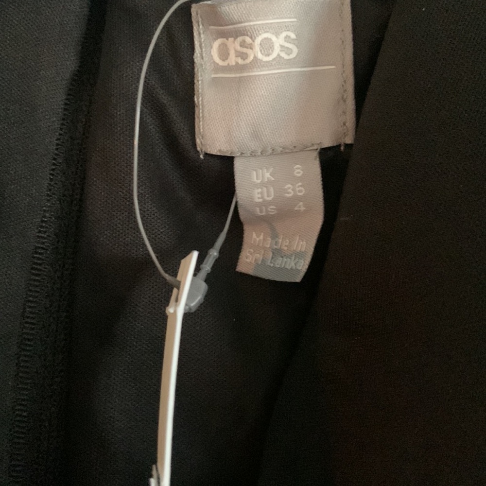 NWT ASOS FALLEN SHOULDER DRESS - Picture 7 of 9